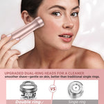 Orchrose Electric Razor for Women Body: Rechargeable Painless Electric Shaver for Bikini Face Body Legs Underarms - 3-in-1 Blade and Rotary Shaving Head (ROS)