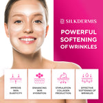 SILKDERMIS Silicone Face Patches 5pcs- Reusable Under Eye and Smile Line Patches Forehead fine line Patches 5pcs