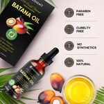 Jardient Raw Batana Oil for hair nourishing: Natural Pure 100% Oils - Dr. Sebi Batana Organic Oil from Honduras Promotes Hair thickness for Men & Women 2FL OZ.