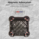 Dual Axis Digital Protractor Inclinometer Magnetic 0.02° Accuracy Angle Finder Level Box with Output Control Interface Electrical Levelling Instrument for Woodworking Machinery Construction