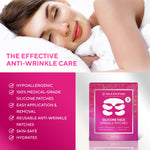 SILKDERMIS Silicone Face Patches 5pcs- Reusable Under Eye and Smile Line Patches Forehead fine line Patches 5pcs