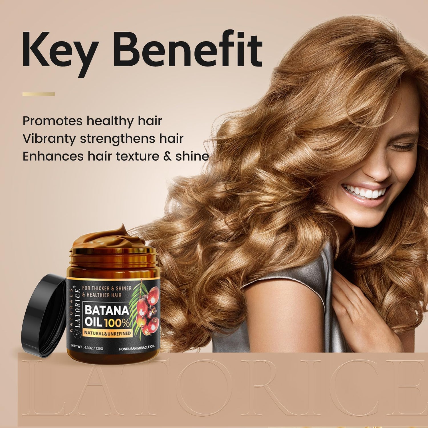 Raw Batana Oil for hair nourishing: 100% Natural Batana Oil from Honduras Prevent hair thinning and Enhances Hair Thickness for Men & Women