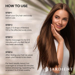 Jardient Raw Batana Oil for hair nourishing: Natural Pure 100% Oils - Dr. Sebi Batana Organic Oil from Honduras Promotes Hair thickness for Men & Women 2FL OZ.