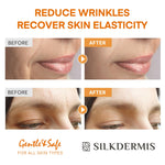SILKDERMIS Forehead fine line Patches with Triangle: For Smile Line and Under-smoothing with Aloe, Collagen, Vitamin E 112pcs
