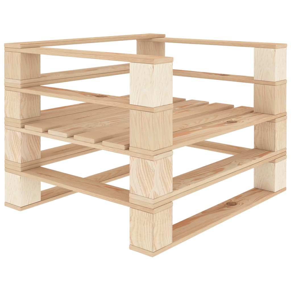 vidaXL 7-cz. zestaw mebli do ogrodu palety z drewna poduszki antracyt