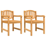 vidaXL 3 Piece Garden Dining Set Solid Wood Teak