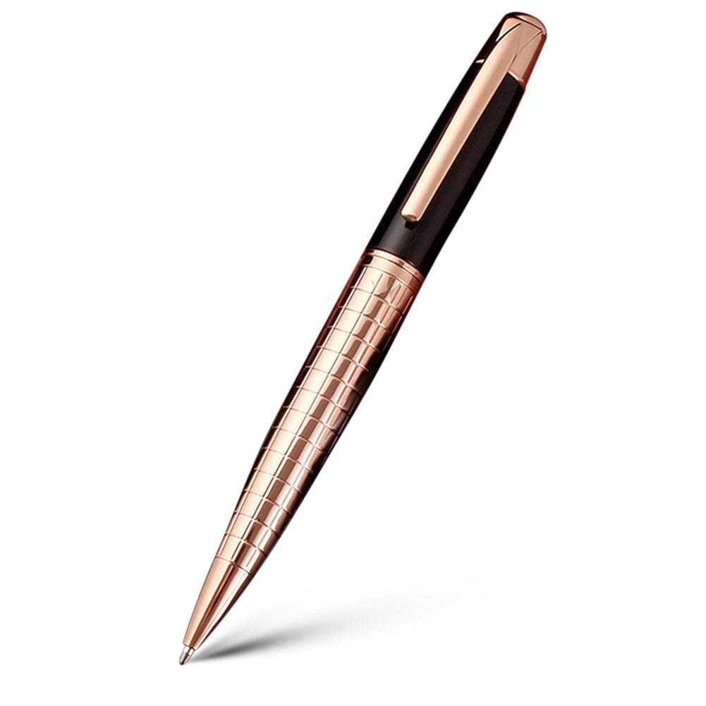 Retractable Twist Metal Ballpoint Pen Black Ink Medium Point 1.0mm  Writing Metal Ball Point Pen for School Business Office