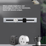 Track Sockets Power Track Socket Outlet Electric Mobile Track Socket Power Track Adapter for Office Kitchen and Living Room for The Second Generation Track