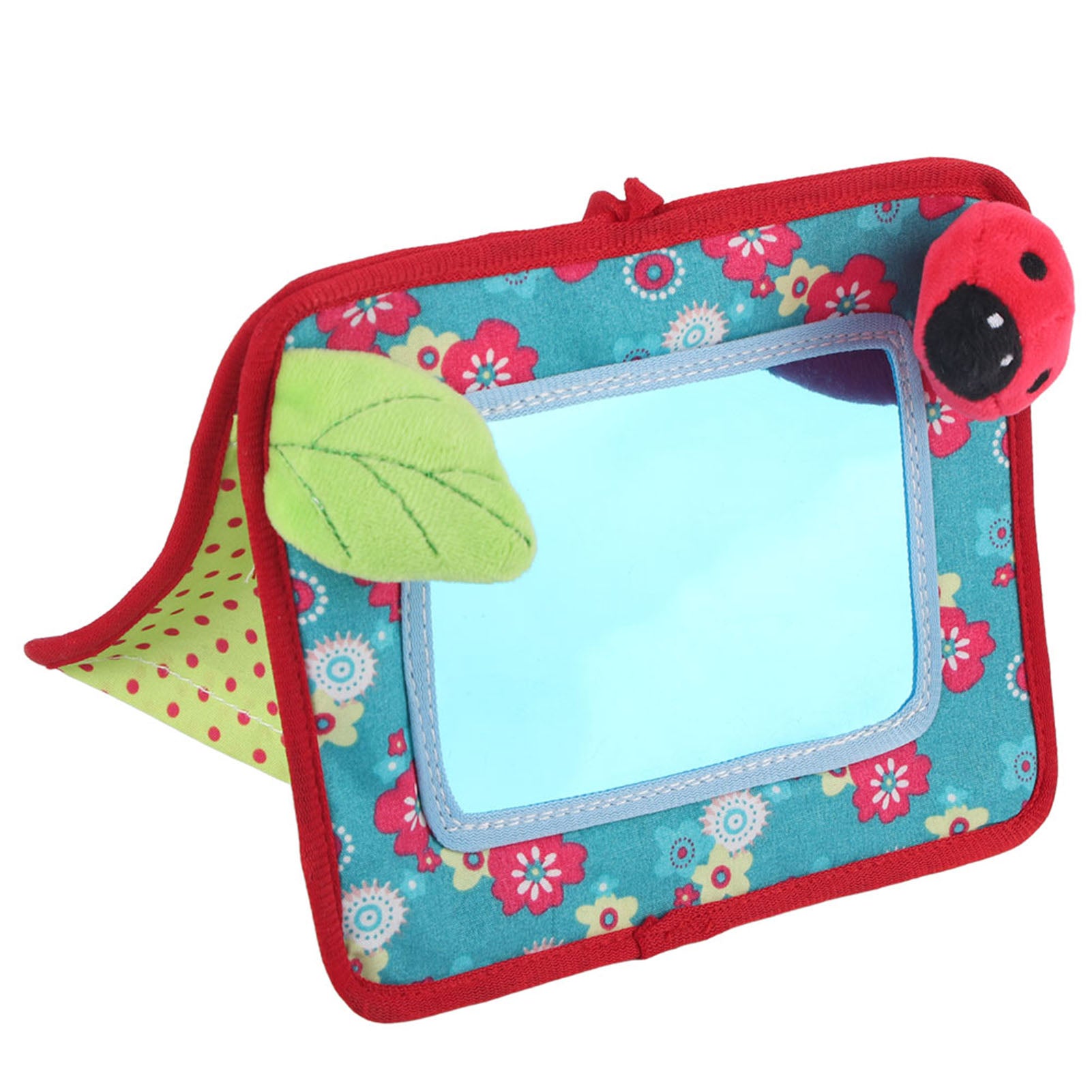 Colorful Cute Baby Safety Mirror Stroller Pedant Toys Children Early Educational Toys