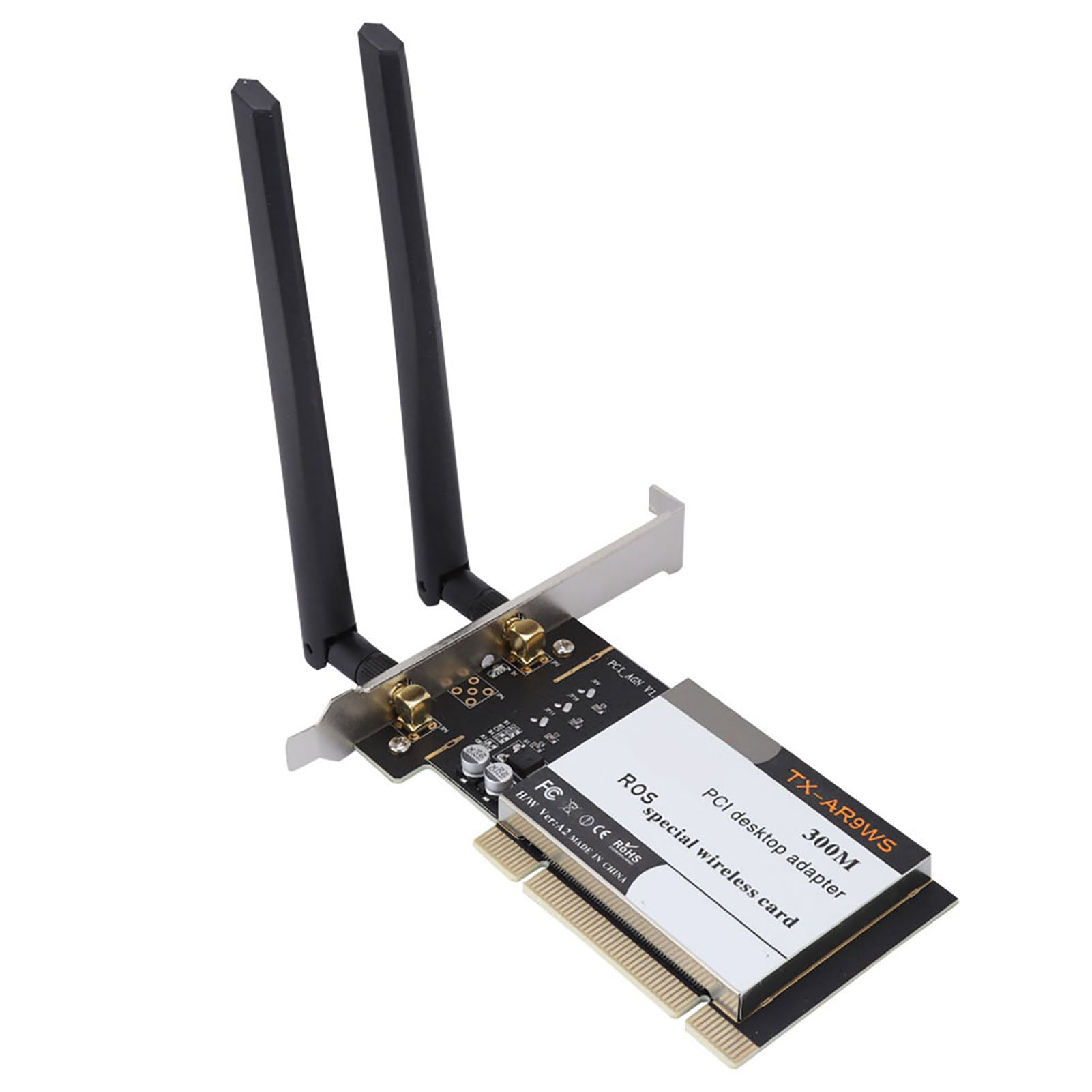 AR9220 300M PCI Desktop PC Dual Band 2.4/5GHz Wireless Network Card