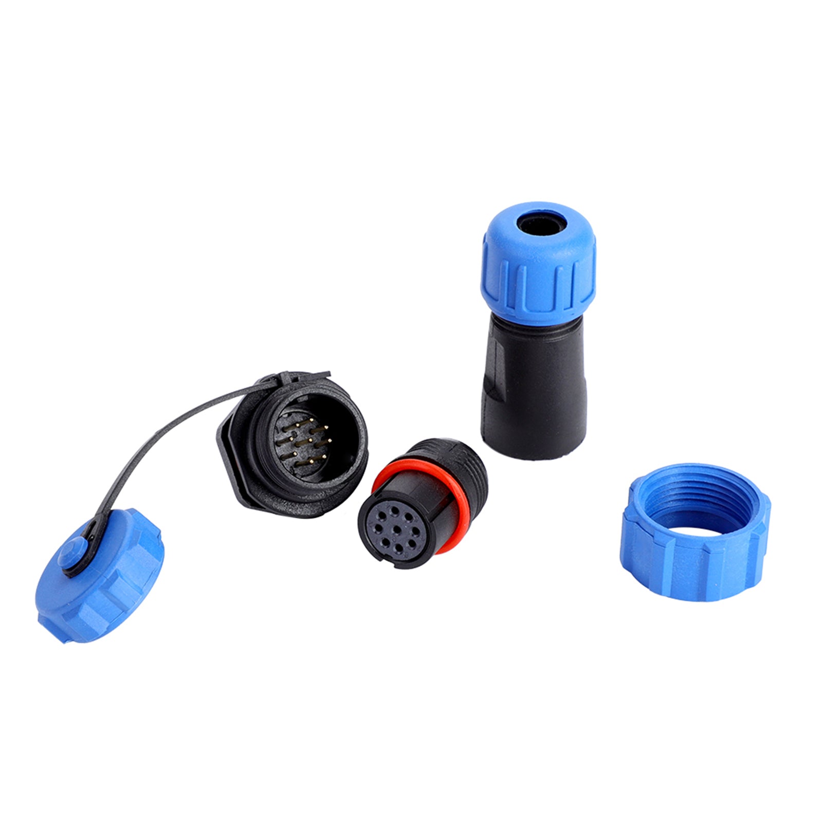 IP67 SP13 9Pin Waterproof Plastic Plug Socket Connector ( 9Pin)