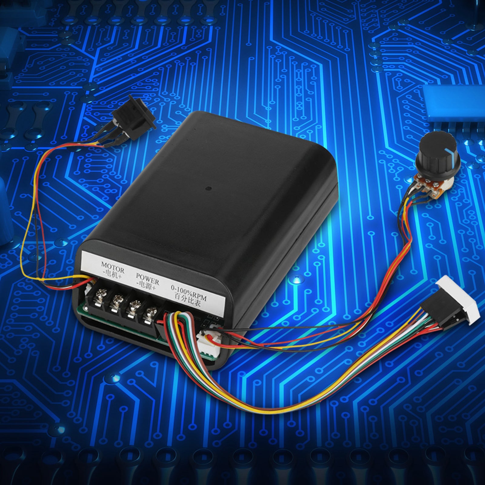 DC 10-55V 40A Digital Display DC Motor Speed Control CW CCW Reversible Switch