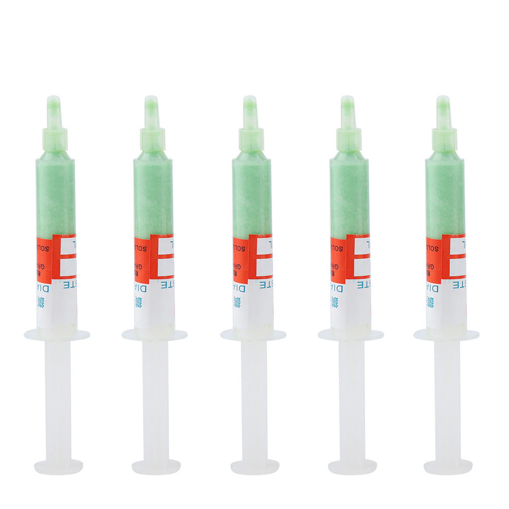 5pc/set Diamond Grinding Polishing Paste Lapping Compound Abrasive Paste Needle Tube W14#800