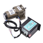 AC  6W Single Phase Asynchronous Gear Motor Deceleration Adjustable Speed (10K)