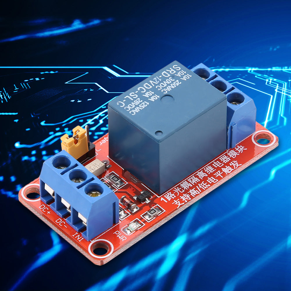 1 Channel Optocoupler Relay Module Board High & Low Trigger 12V