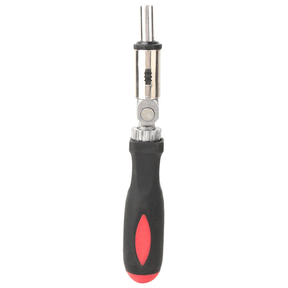 Multi function 180° Angles Adjustable Steel Ratchet Screwdriver