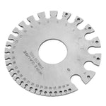 Stainless Steel 0-36 Wire Gauge 0.3125"-0.007”Wire Thickness Ruler