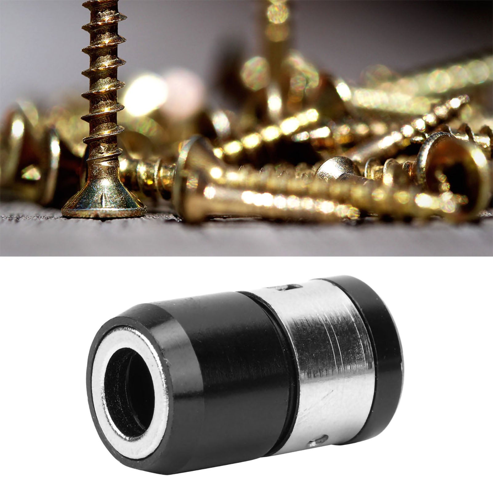 1/4'' Strong Magnetic Force Screwdriver Magnetic Ring 21mm Length for Screwdriver Bit(1 pcs)