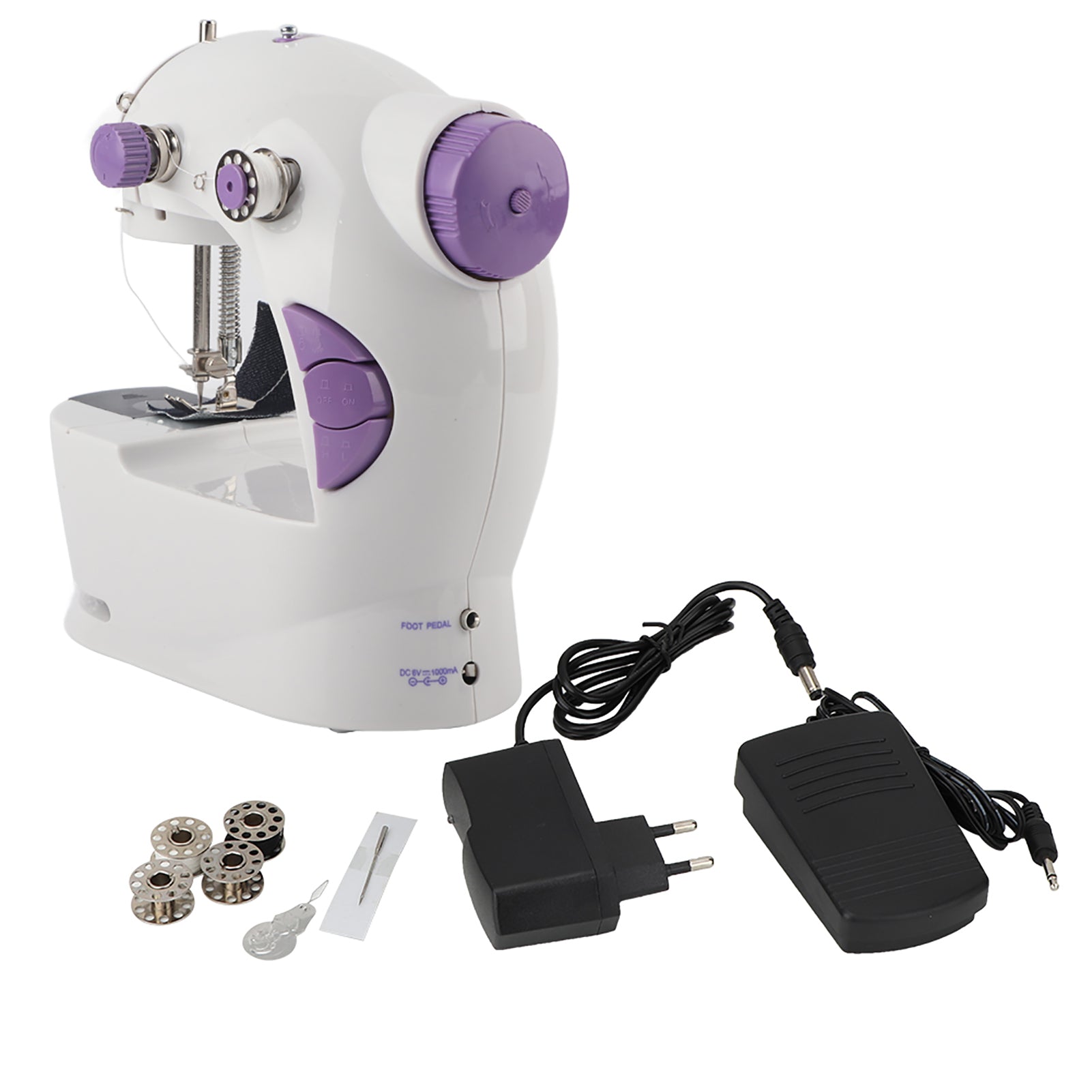 Mini Portable Household MultiFunction Electric Sewing Machine with Light