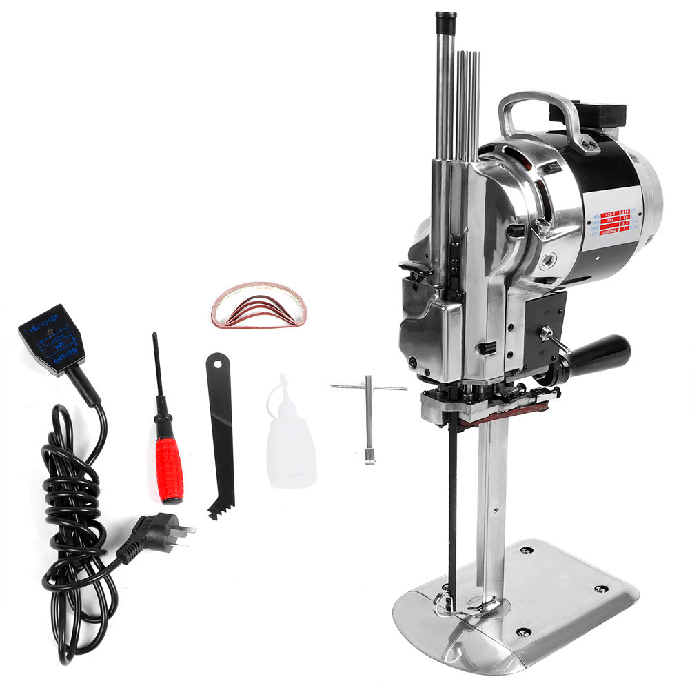 Straight Knife Electric Cloth Cutting Machine Auto Sharpening Fabric Cutter   (10")