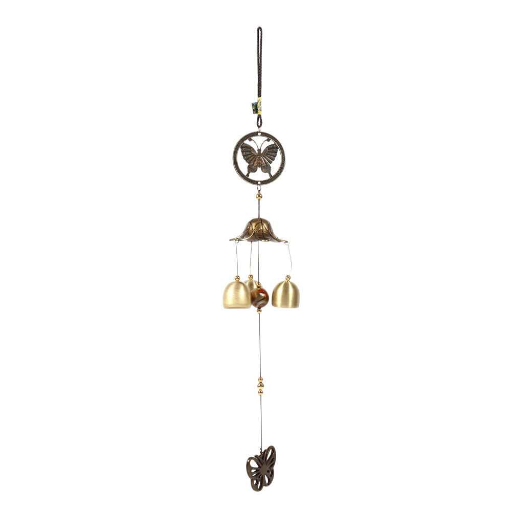 Metal Butterfly Decor Windchime Church Bells Wind Chimes Door Window Hanging Decoration