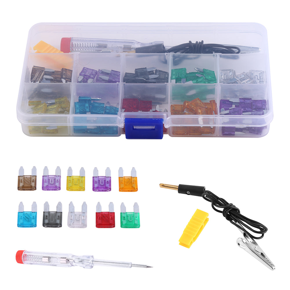100Pcs 2A-35A Assortment Mini Blade Fuse Set Kit For Car Auto Truck SUV