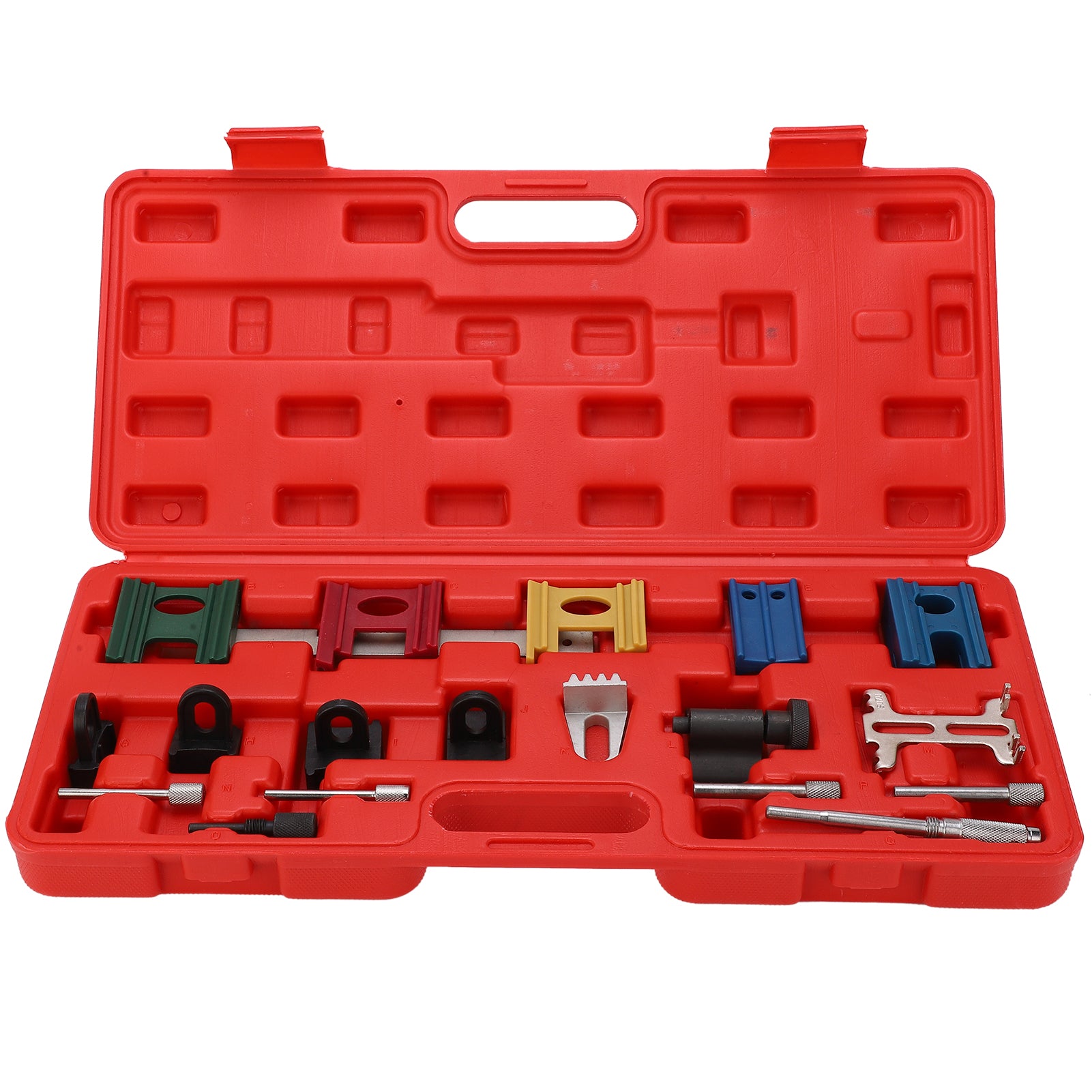 19 Pcs Universal Engine Timing Belt Chain Camshaft Flywheel Locking Tool Set Kit