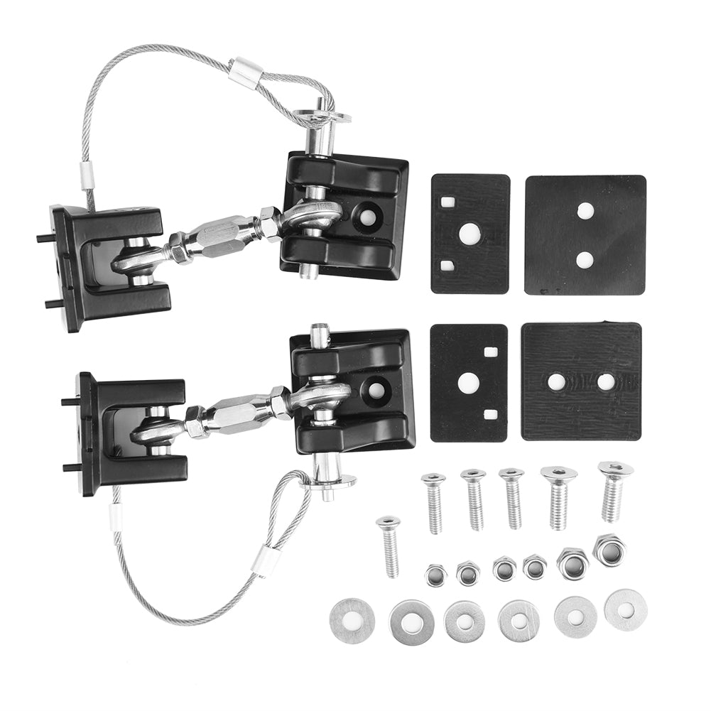 Anti Theft Hood Latch Locking Hood Catch Lock Kit for Jeep Wrangler JK  2007-2017