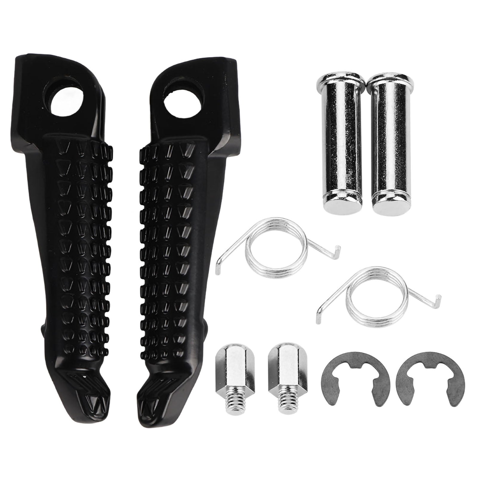 1Pair Motorcycle Front Foot Pegs Footrest for   ZX‑6R ZX‑7R ZX‑9R ZX‑10R ZX‑12R Z1000