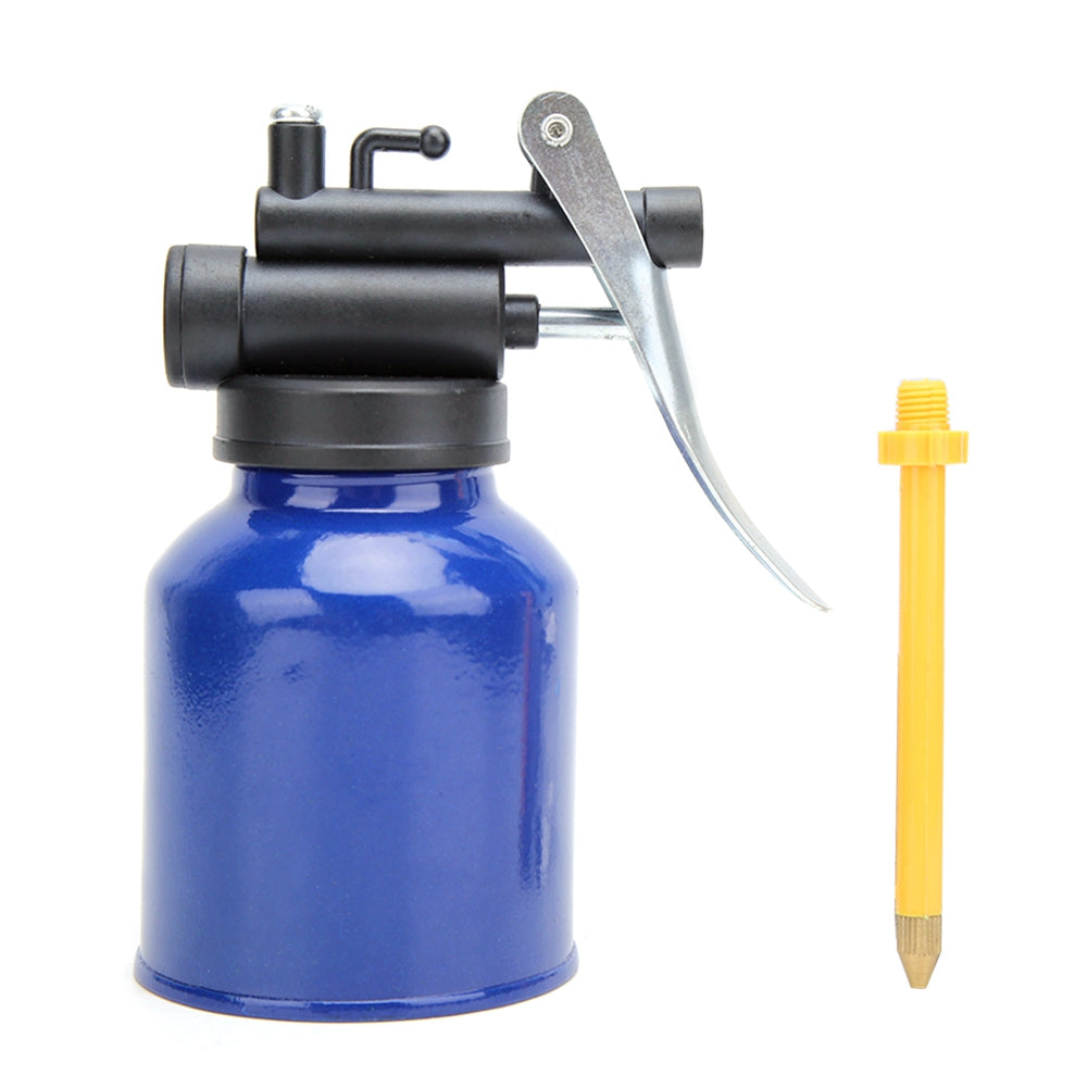 250ml Machine Oiler High Pressure Oil Can Pot HandOperated Tool for Lubricating Oil