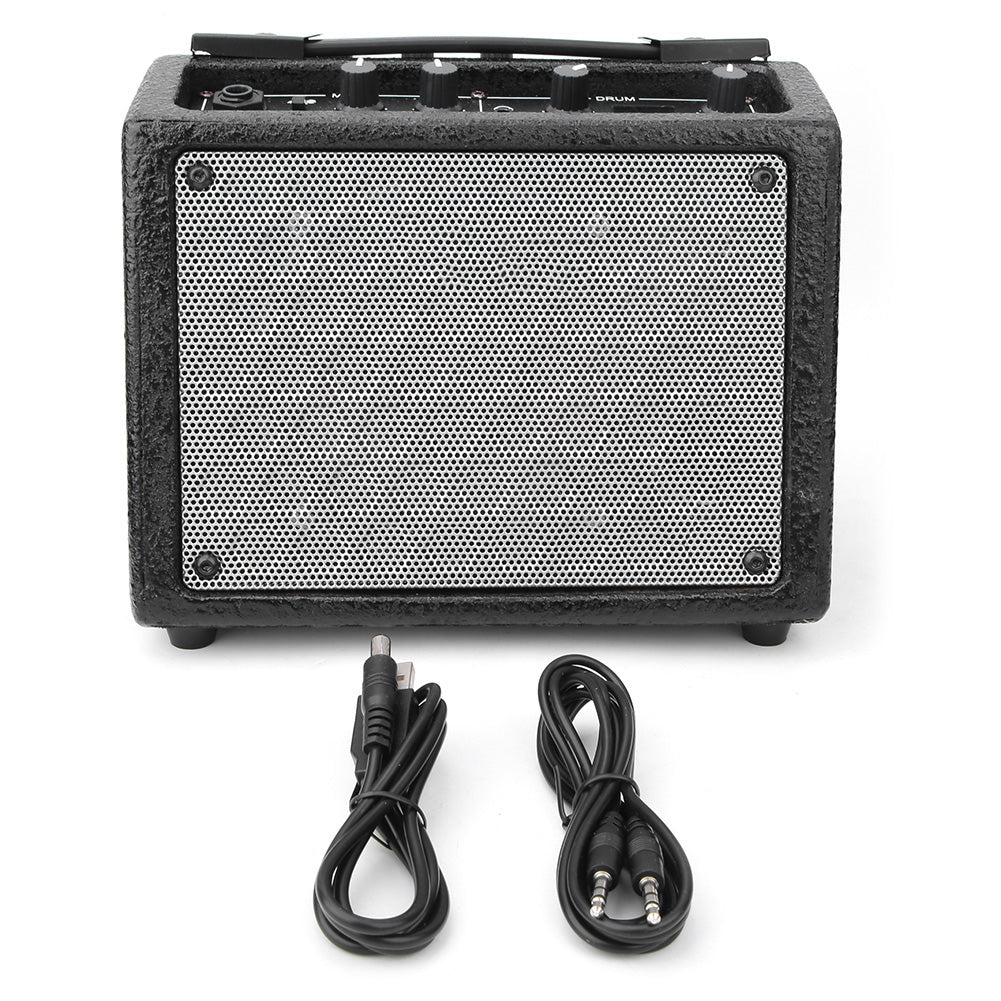 Mini Electric Guitar Amplifier Built in Lithium Battery With 18 Kinds Drum Machine Effects