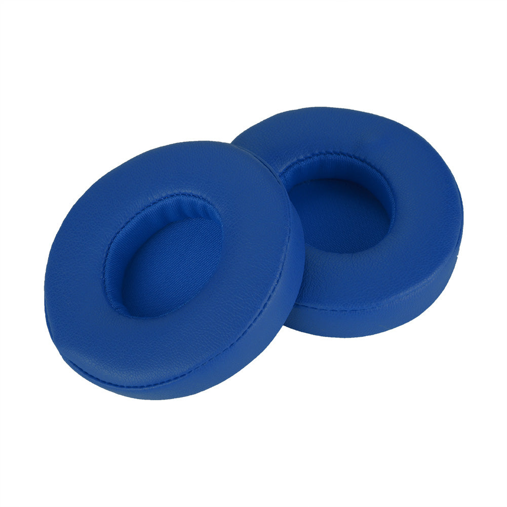 1 Pair Ear Cushion Headphone Pads for SOLO2.0 3.0 Wireless Bluetooth Headset (Blue)