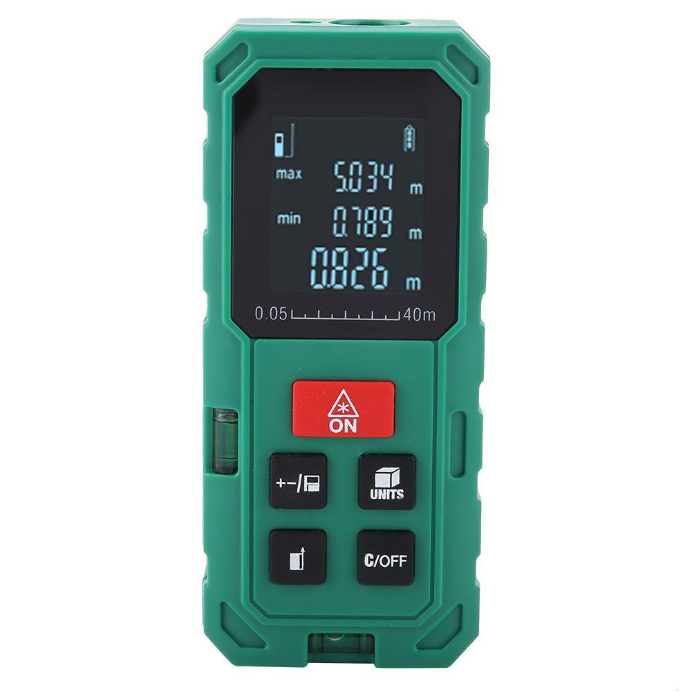 Digital Laser Rangefinder Distance Meter Laser Range Finder Tape Distance Measure (S40)
