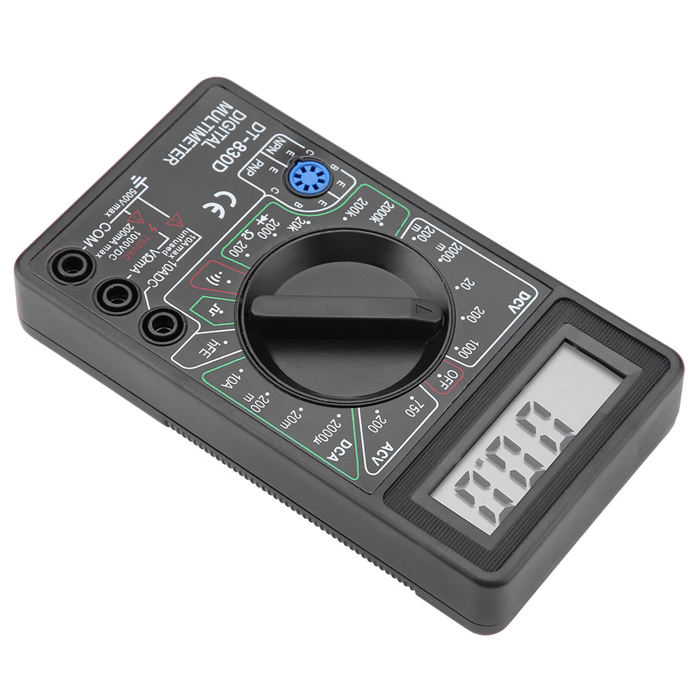 DT830D Mini LCD Display Digital Multimeter Voltmeter Ammeter Ohmmeter Testing Instrument.