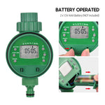 Digital Automatic Watering Timer Programmed Garden Irrigation Timer Battery Operated Intelligent Water Irrigation Controller for Lawn Farmland Courtyard Greenhouse
