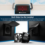 SCULPFUN B1 Laser Engraver Enclosure Smokeproof Fireproof Protective Cover with Powerful Suction Fan Large Size 680x765x380mm  Suitable for Sculpfun S6, S6 pro, S9, S10, S30 Laser Engraving Machine Compatible with ATOMSTACK /XTOOL/ Ortur Most of The Engra