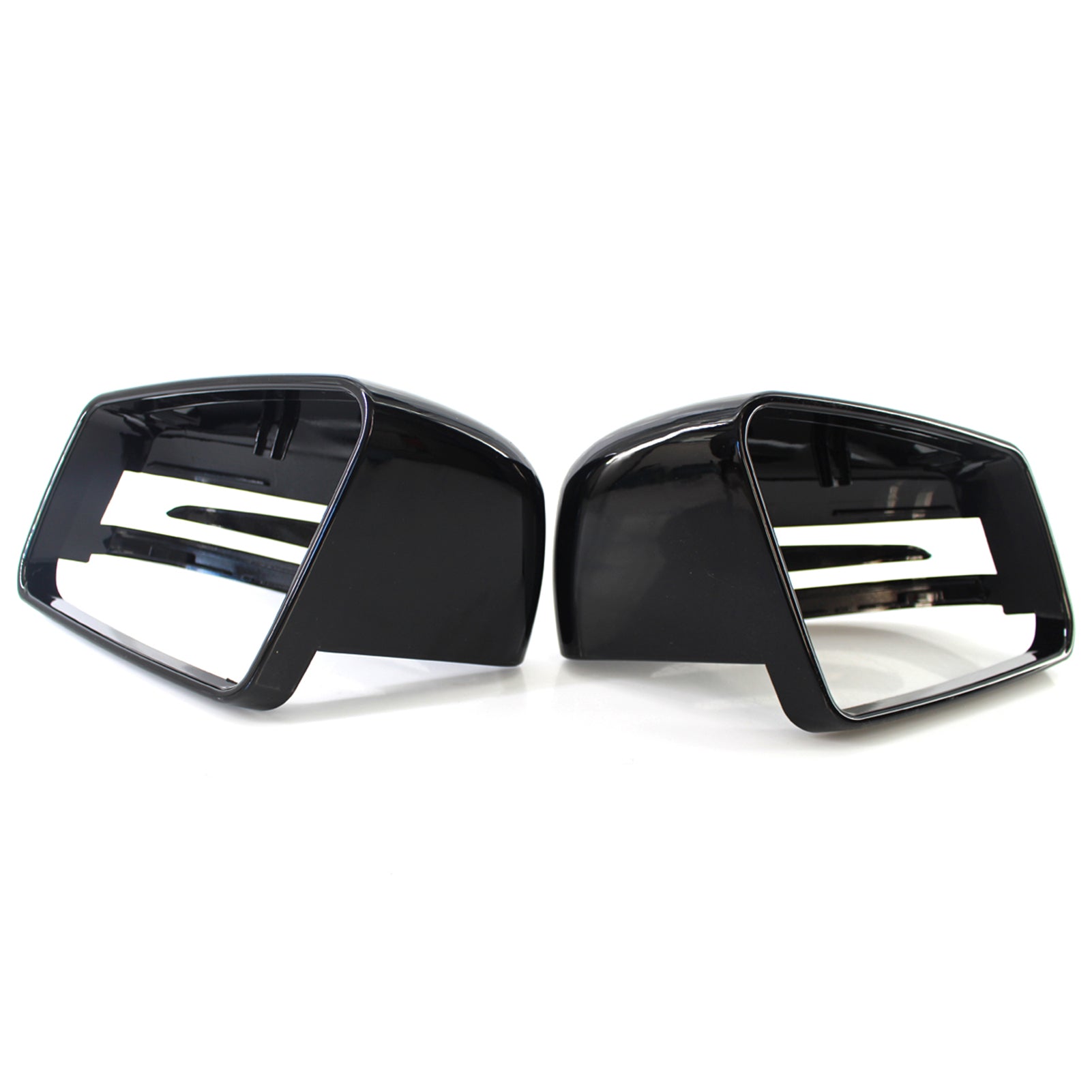 1 Pair Rearview Mirror Cover Black Replacement for Benz E C-Class W212 W204 W221 2009-2013
