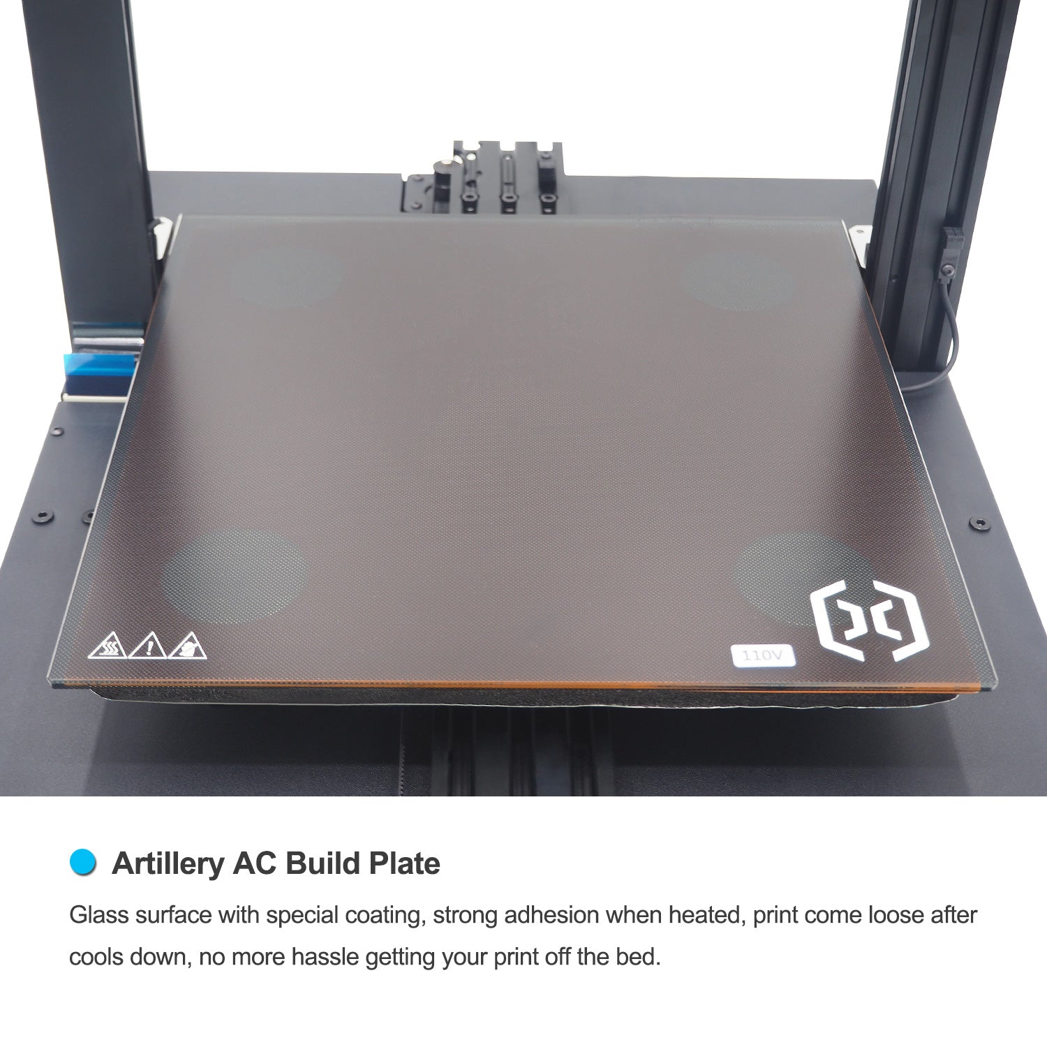Artillery SWX1 3D Printer High Precision DIY Kit Self Assembly Large Printing Size 300*300*400mm Low Noise Support Filament Run-out Detection Power-off Resume Print with 2.8 Inch Color Touchscreen for Home School Use