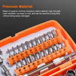 38in1 Multifunctional Ratchet Wrench Screwdriver Set Practical Motorcycle Bicycle Bathroom Air Conditioner Auto Repairs Maintenance Tool Set Household Hardware Combination Tool Set