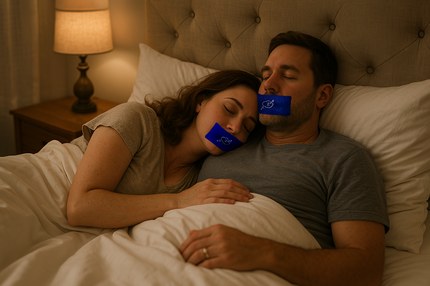 Adellina Dream Mouth Sleep Tape — Premium Soft Micropore, Large (30 Tapes)