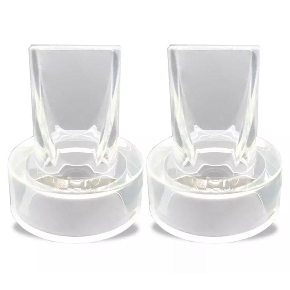 2Pcs Electric Breast Pump Parts Silicone Duckbill Valves One Way Check Valves