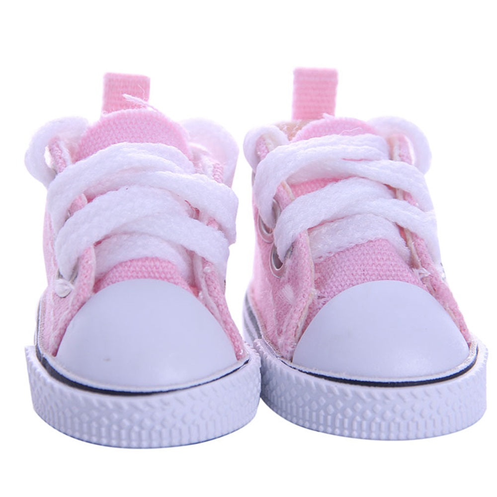 14 Inch Doll Canvas Shoes for  Doll Sneakers Doll Accessories Perfect Gift for Girls